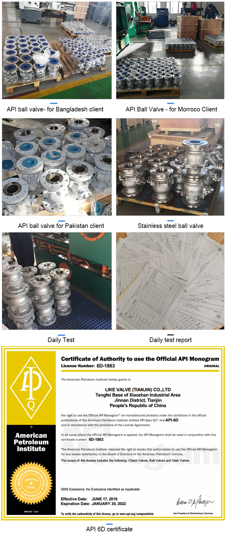 Stainless Steel DN150 Pn16 1 Flange Tank Bottom Discharge Ball Valves on Marine